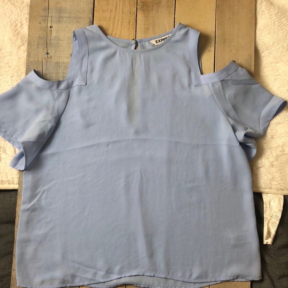 Express periwinkle top
